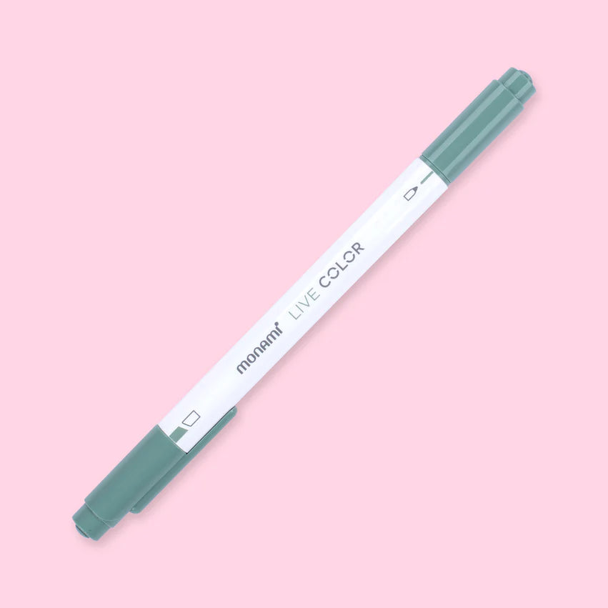 Monami Dual Tip Marker - Grey Mood